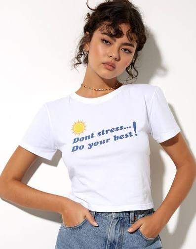 anti stress baby tee