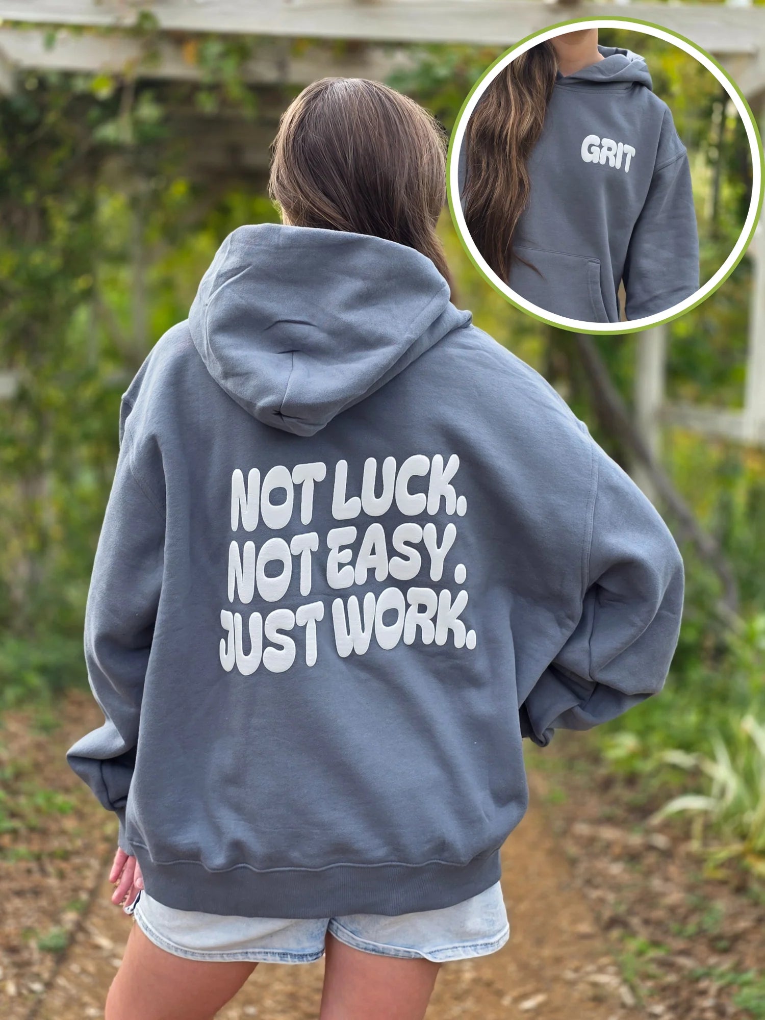 not luck hoodie